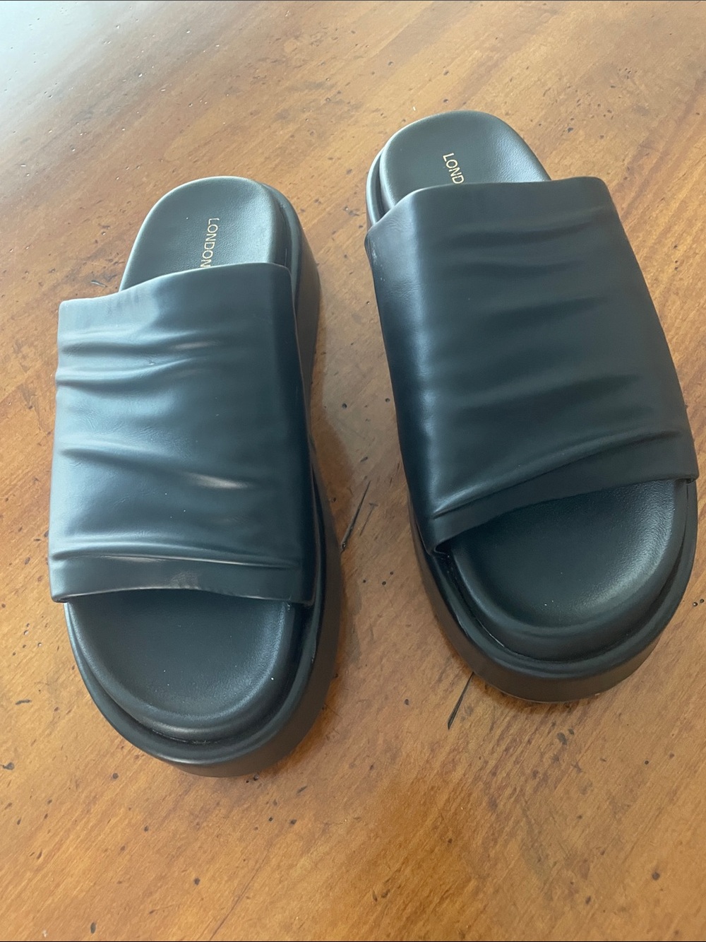 ASOS Black Women's Padded Slide Mules